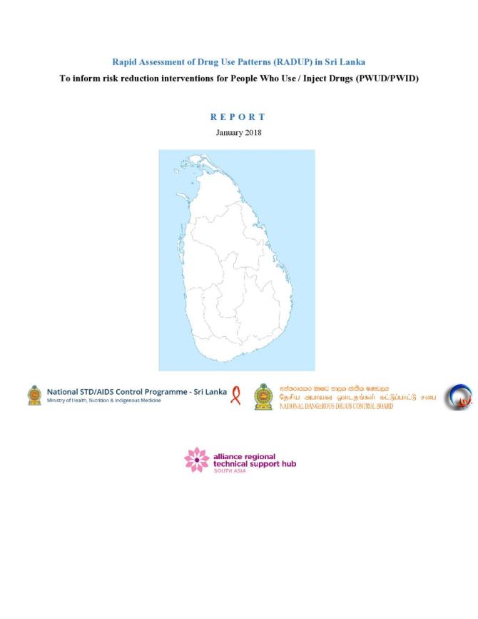 Rapid Assessment of Drug Use Patterns in Sri Lanka