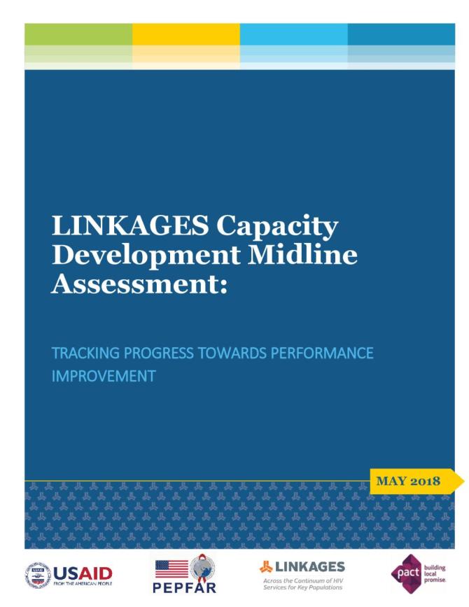 LINKAGES Capacity Development Midline Assessment: Tracking Progress Towards Performance Improvement