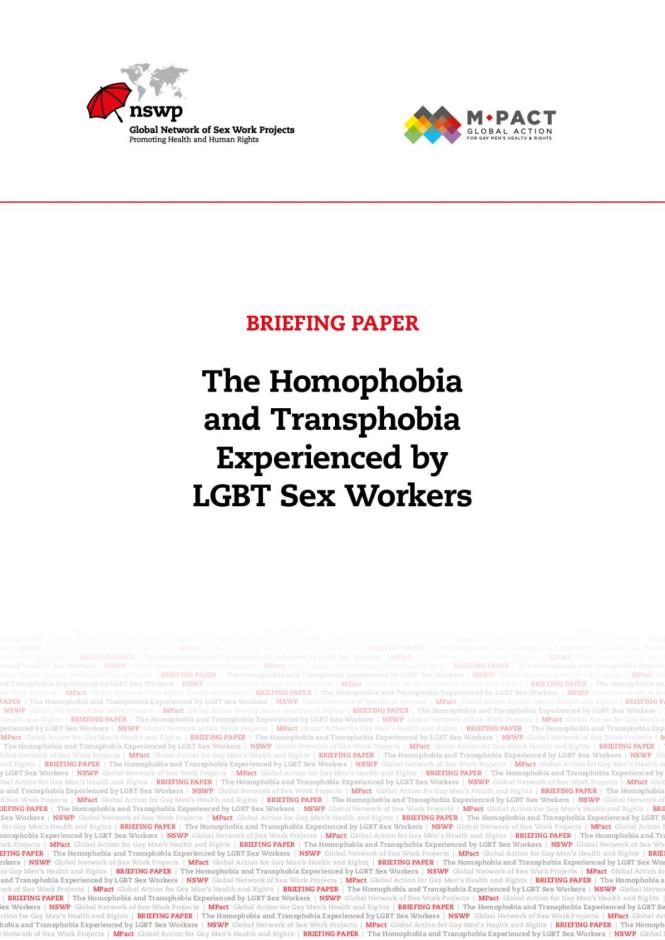 The Homophobia and Transphobia Experienced by LGBT Sex Workers