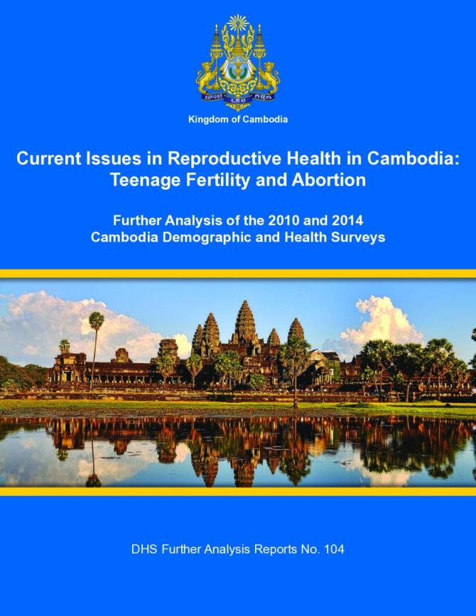 Current Issues in Reproductive Health in Cambodia: Teenage Fertility and Abortion