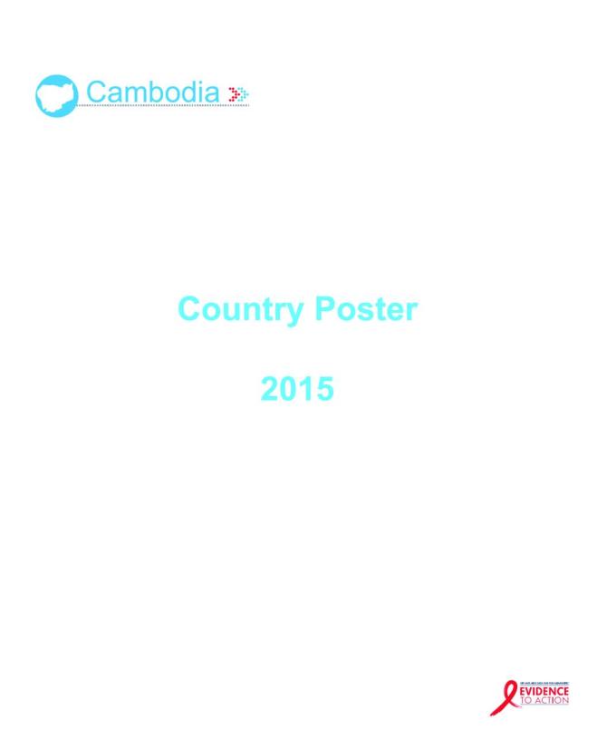 HIV Epidemic and Response in Cambodia - Country Poster