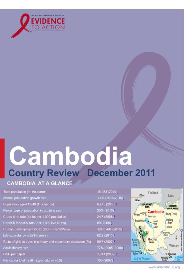 Cambodia Country Review 2011