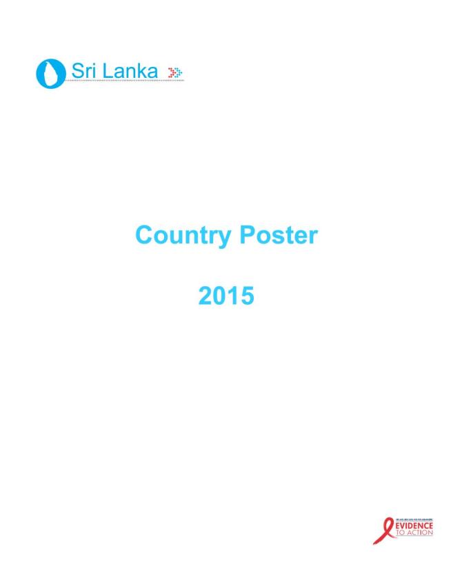 HIV Epidemic and Response in Sri Lanka - Country Poster