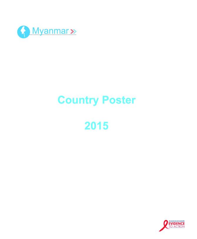 HIV Epidemic and Response in Myanmar - Country Poster
