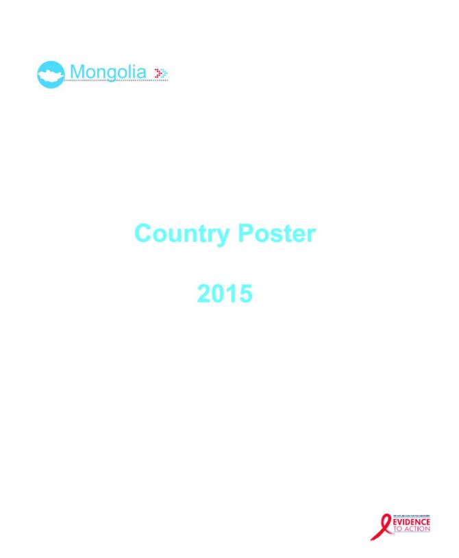 HIV Epidemic and Response in Mongolia - Country Poster