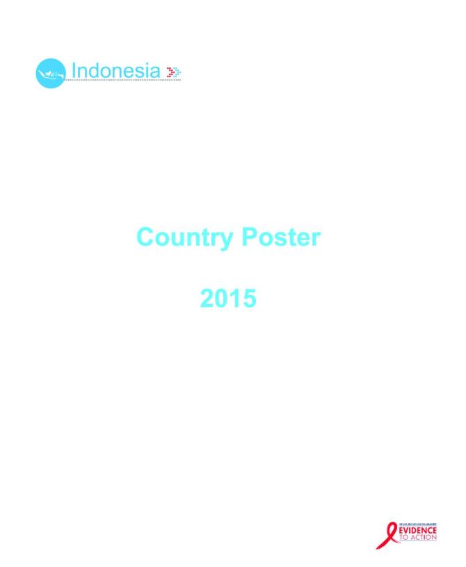 HIV Epidemic and Response in Indonesia - Country Poster