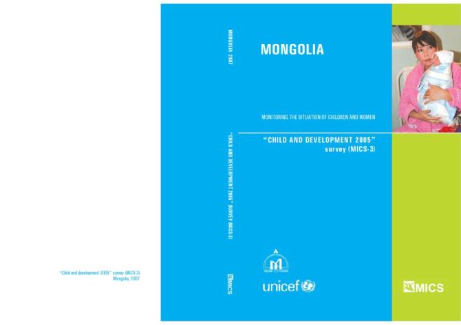Mongolia: Child and Development 2005 Survey (MICS-3)