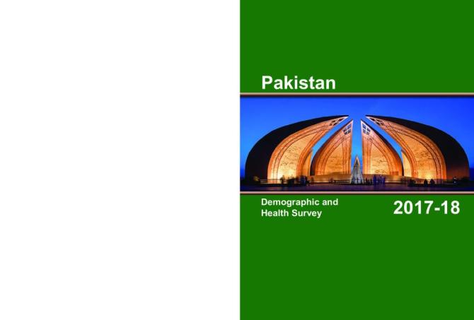Pakistan Demographic and Health Survey 2017-18
