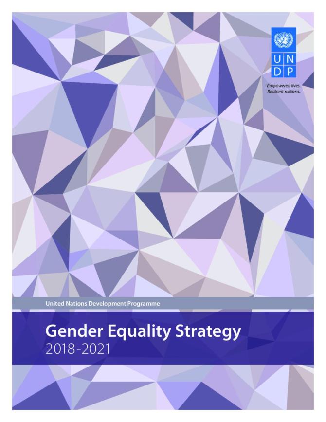 UNDP Gender Equality Strategy 2018-2021