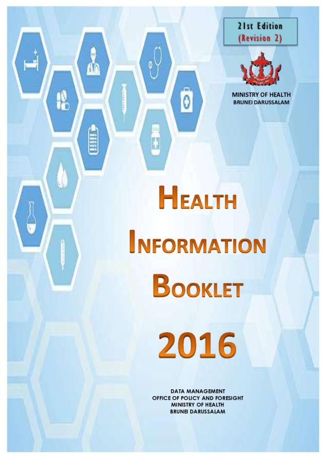 Health Information Booklet 2016 (Revision 2)