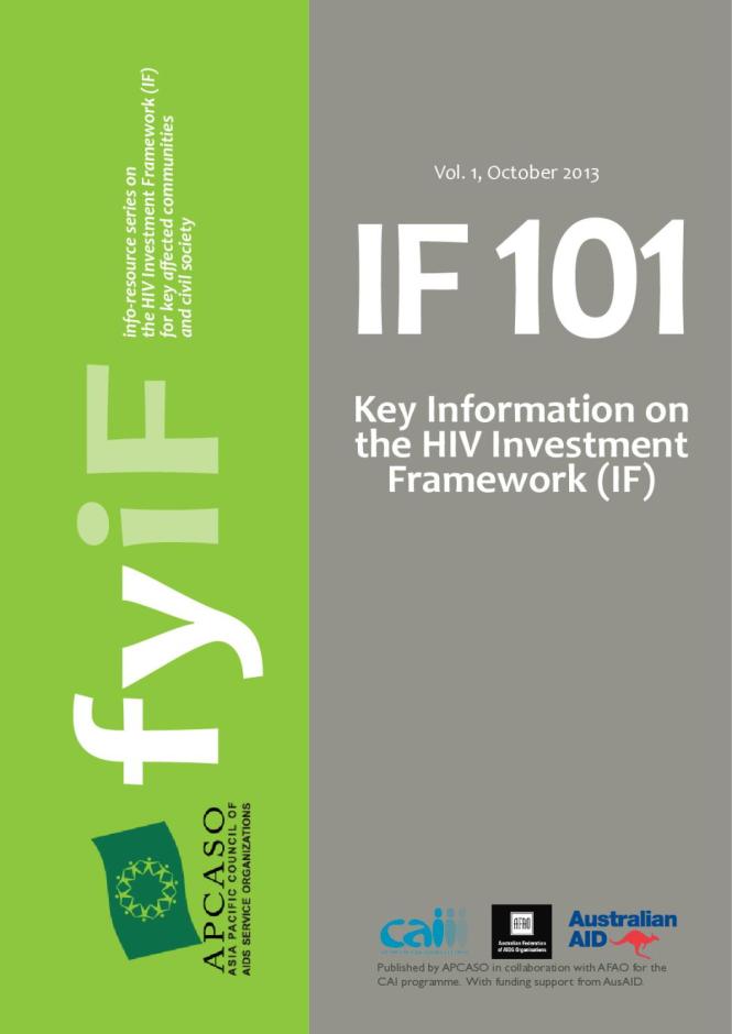 IF 101: Key Information on the HIV Investment Framework (IF)