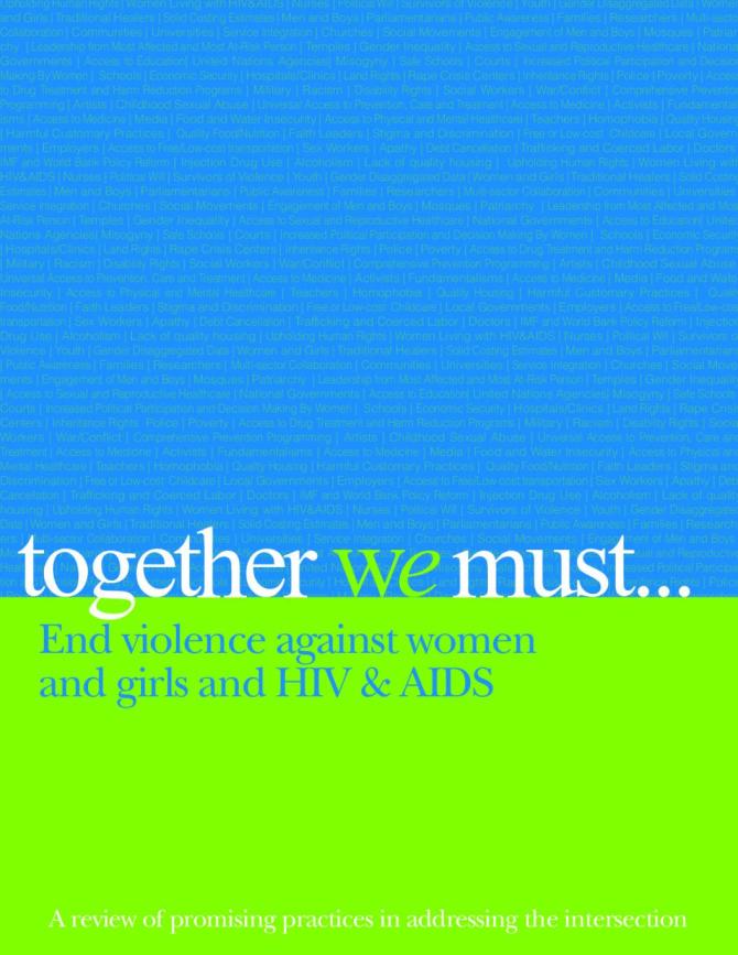 Together We Must: End Violence against Women and Girls and HIV & AIDS