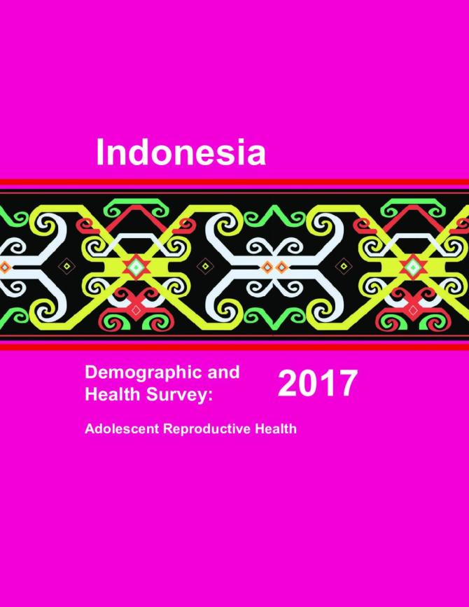 Indonesia Demographic and Health Survey 2017: Adolescent Reproductive Health