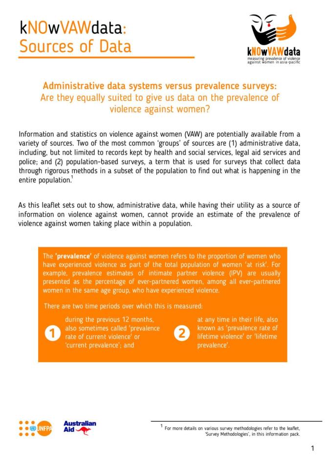 kNOwVAWdata: Data Sources