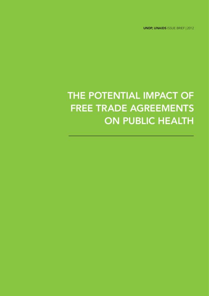 Issue Brief: The Potential Impact of Free Trade Agreements on Public Health