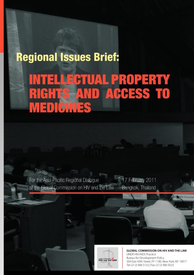 Regional Issues Brief: Intellectual Property Rights and Access to Medicines