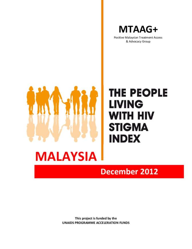 People Living with HIV Stigma Index 2012: Malaysia