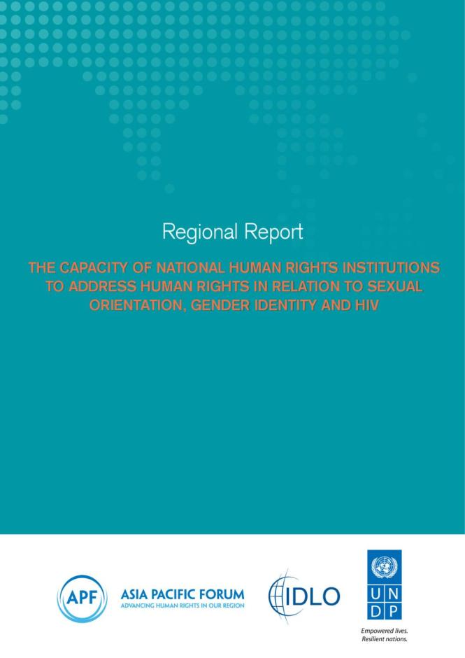 Regional Report: The Capacity of National Human Rights Institutions to Address Human Rights in Relation to Sexual Orientation, Gender Identity and HIV