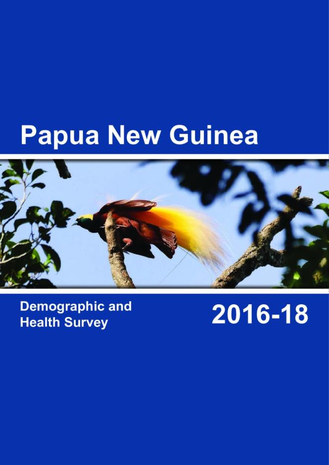 Papua New Guinea Demographic and Health Survey 2016-18