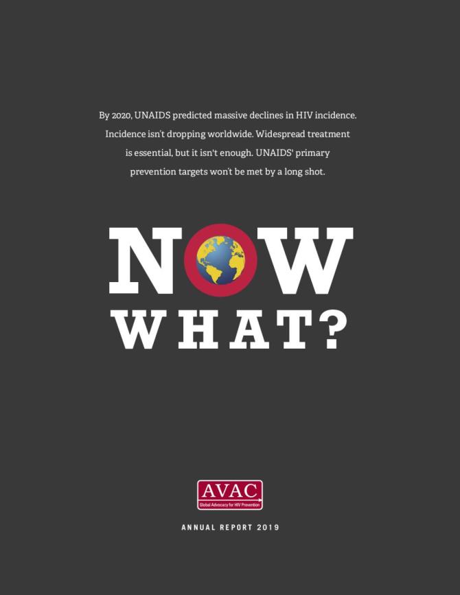 AVAC Report 2019: Now What? 