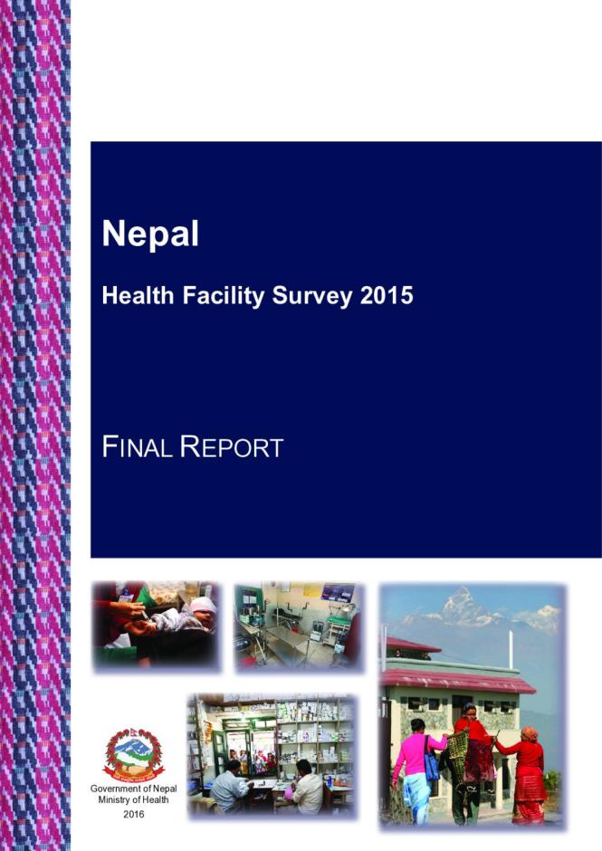Nepal Health Facility Survey 2015