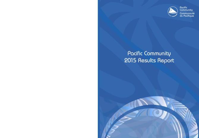Pacific Community 2015 Results Report