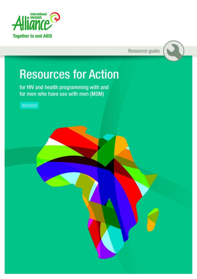 Resources for Action for HIV and Health Programming with and for MSM (Revised)