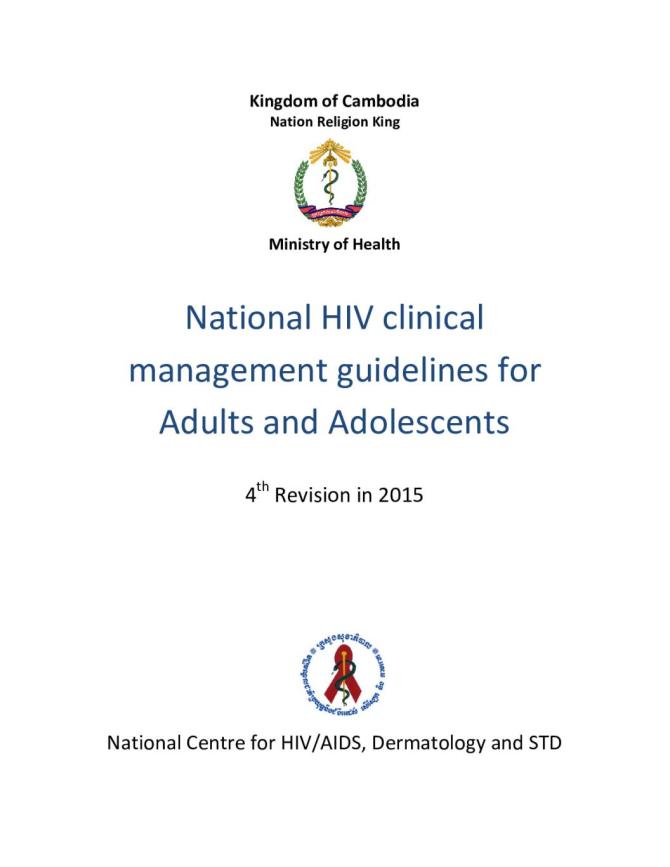 National HIV Clinical Management Guidelines for Adults and Adolescents (4th Revision)