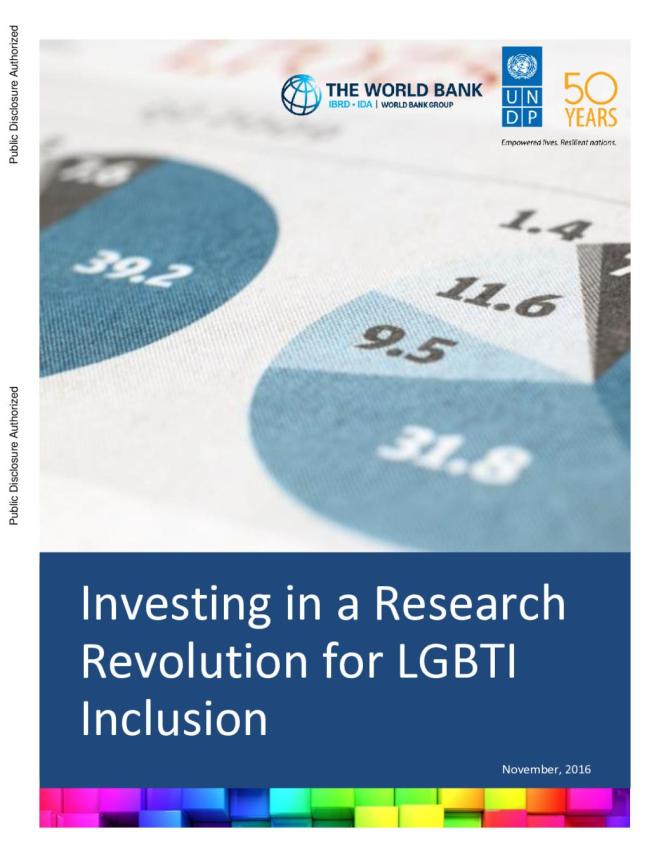 Investing in a Research Revolution for LGBTI Inclusion