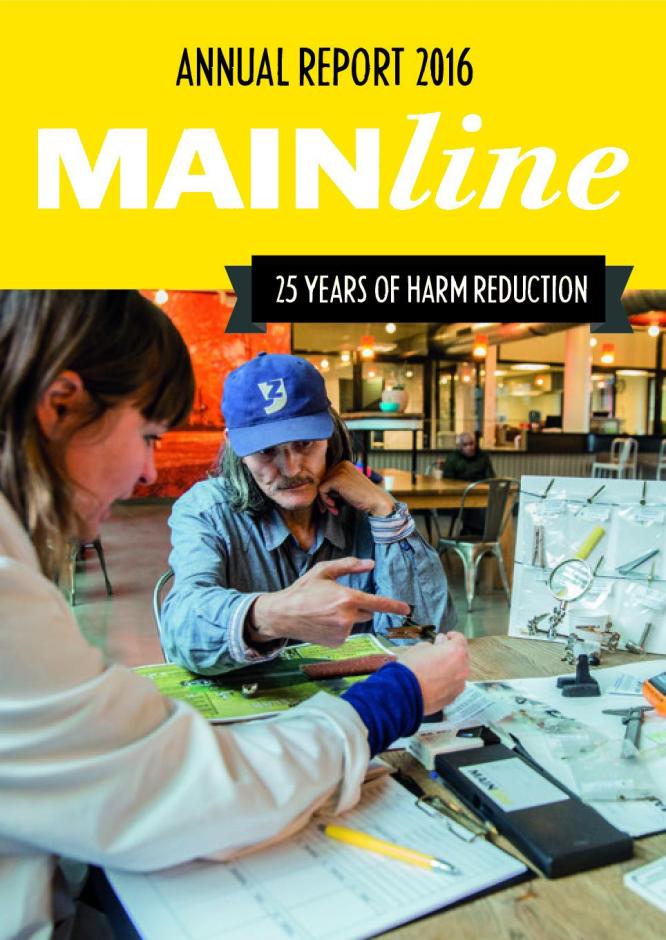 Mainline Annual Report 2016: 25 Years of Harm Reduction