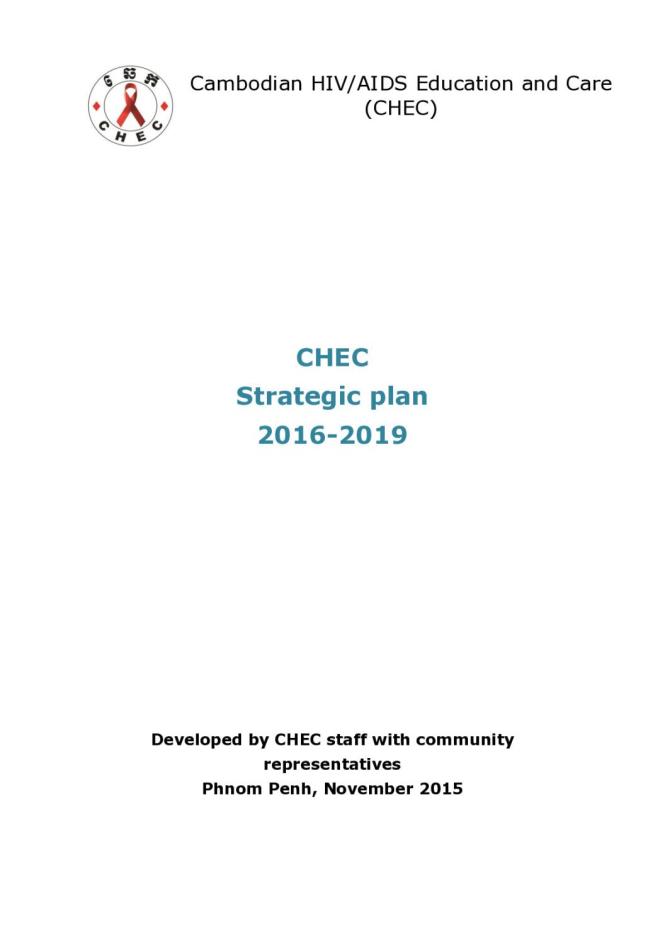 CHEC Strategic Plan 2016-2019