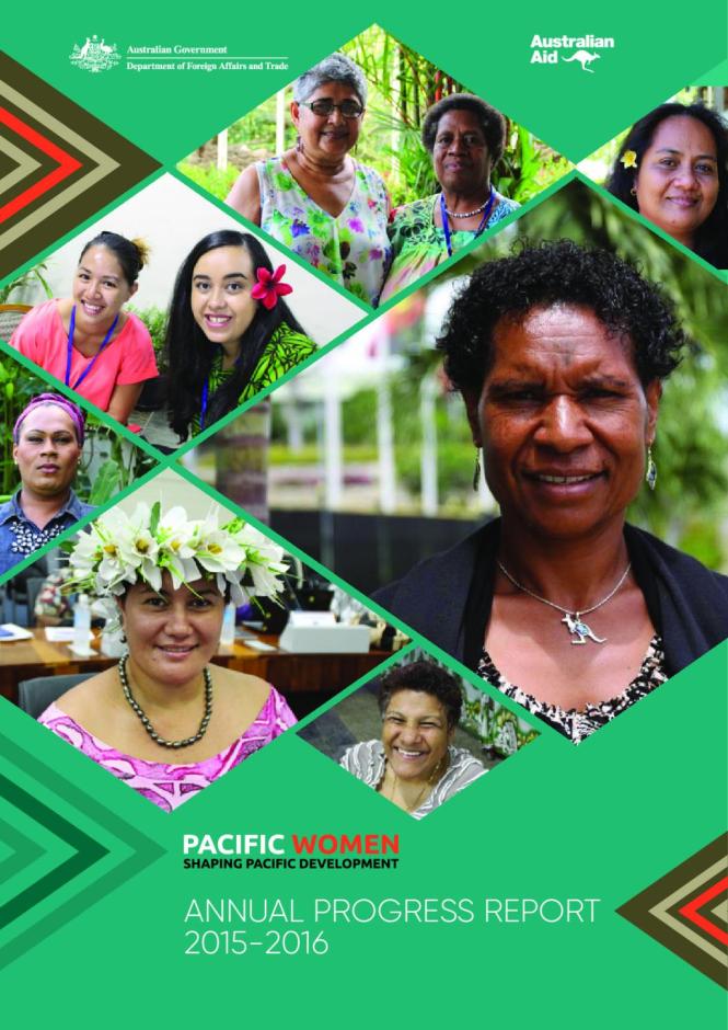 Pacific Women: Annual Progress Report 2015-2016