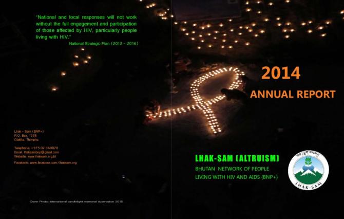 Bhutan Network of People Living with HIV and AIDS (BNP+): 2014 Annual Report