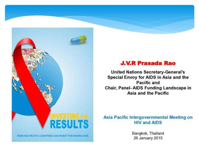 Investing for Results: How Asia Pacific Countries Can Invest for Ending AIDS (Presentation)