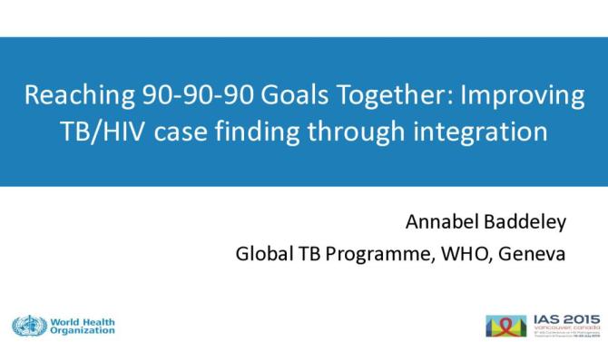 Reaching 90-90-90 Goals Together: Improving TB/HIV Case Finding through Integration