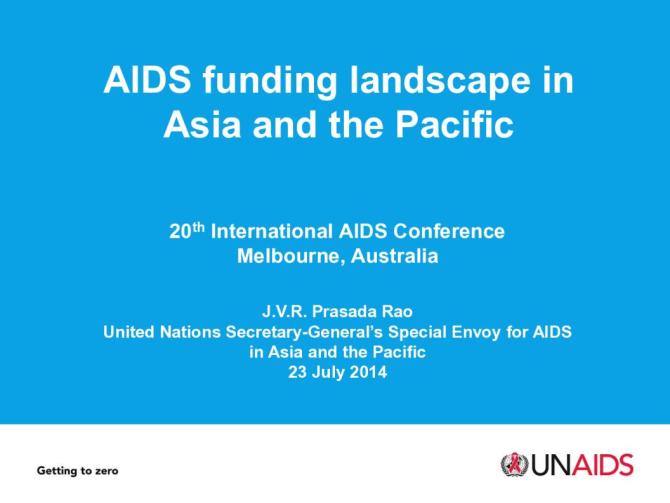AIDS Funding Landscape in Asia and the Pacific