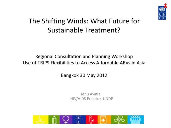 The Shifting Winds: What Future for Sustainable Treatment?