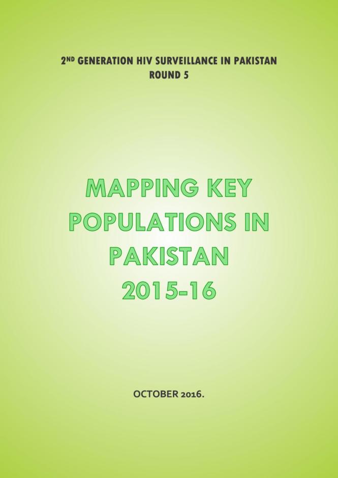 Mapping Key Populations in Pakistan 2015-16
