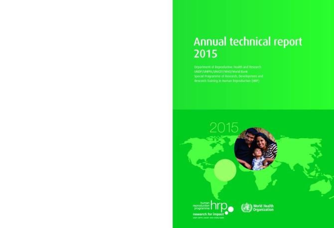 Annual Technical Report 2015