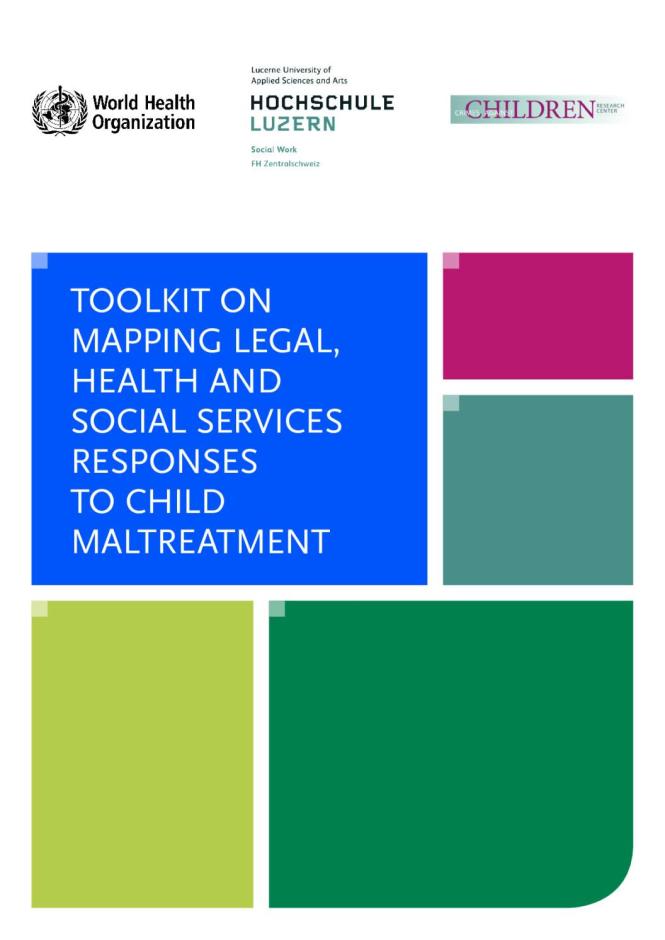 Toolkit on Mapping Legal, Health and Social Services Responses to Child Maltreatment