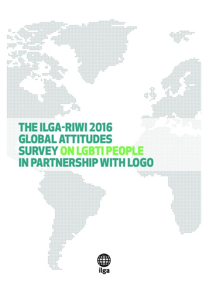 The ILGA-RIWI 2016 Global Attitudes Survey on LGBTI People in Partnership with Logo