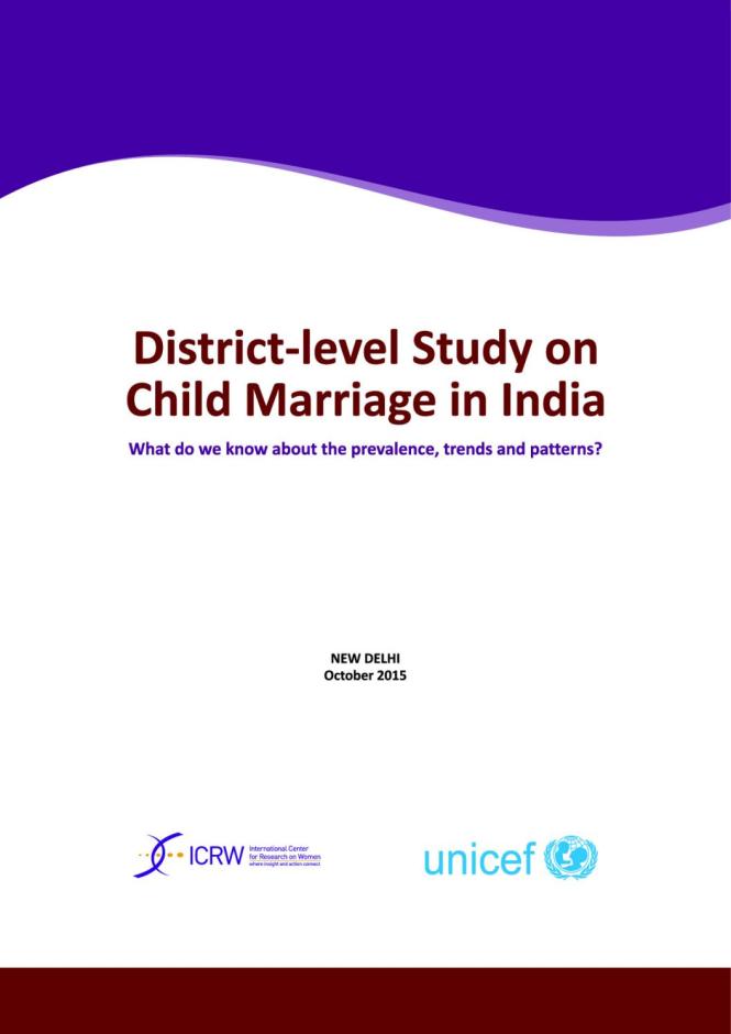 District-Level Study on Child Marriage in India: What Do We Know about the Prevalence, Trends and Patterns?