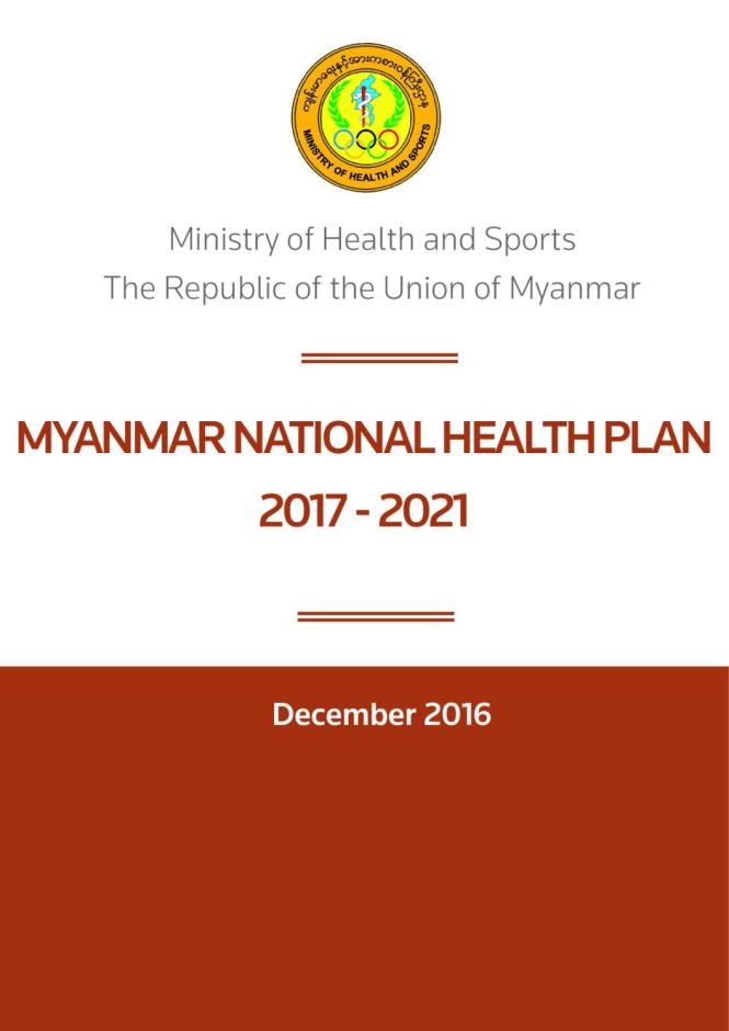 Myanmar National Health Plan 2017-2021