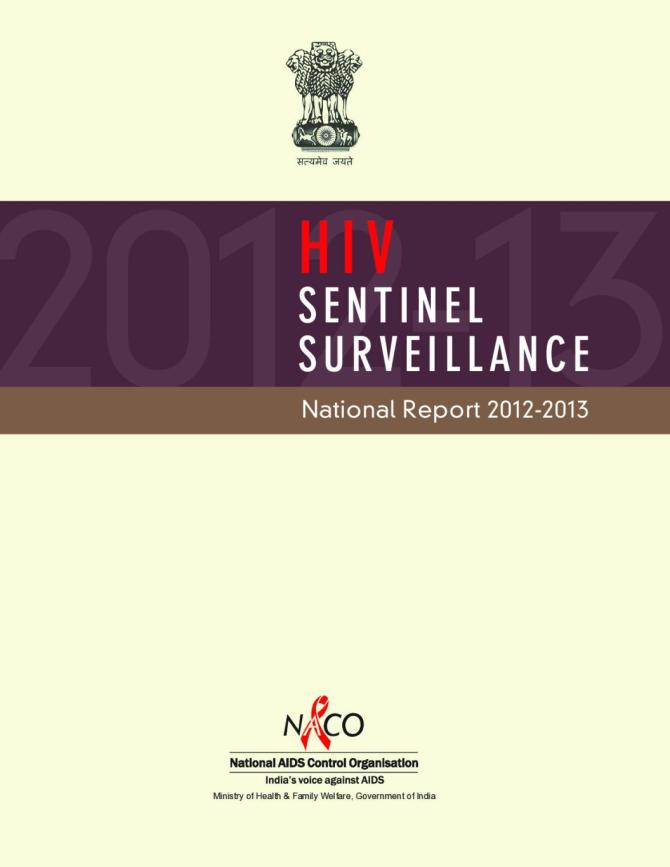 HIV Sentinel Surveillance National Report 2012-2013: India