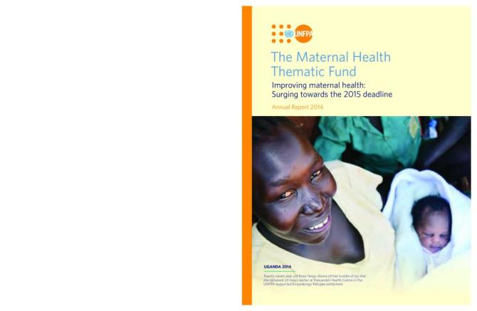 Maternal Health Thematic Fund: Annual Report 2014