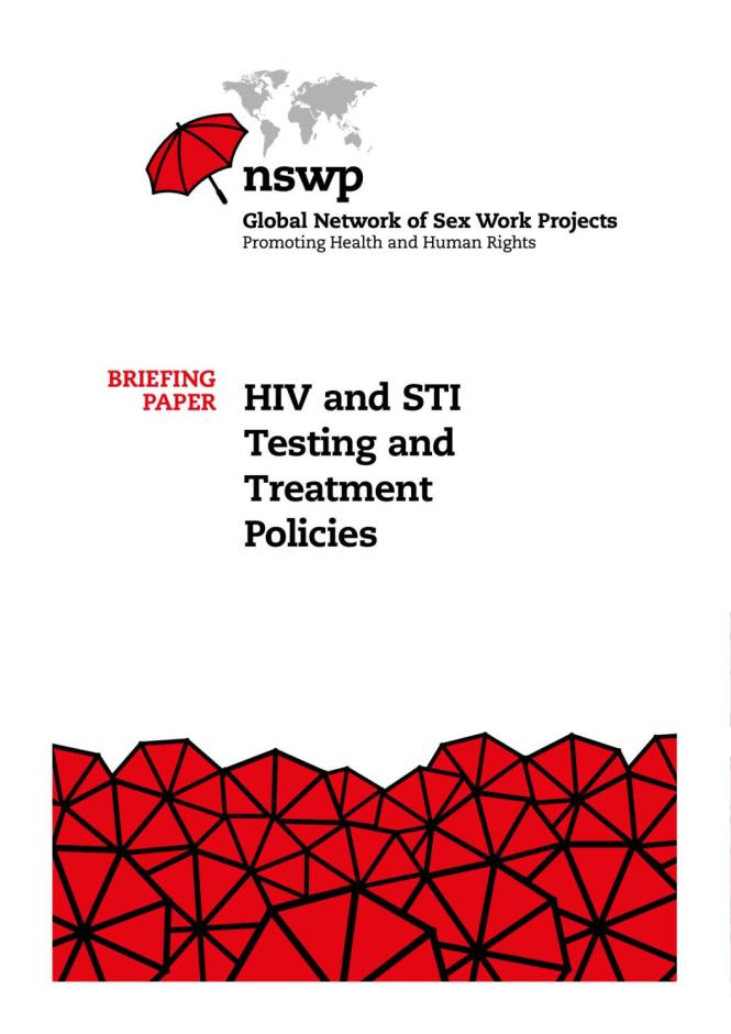 Briefing Paper: HIV and STI Testing and Treatment Policies