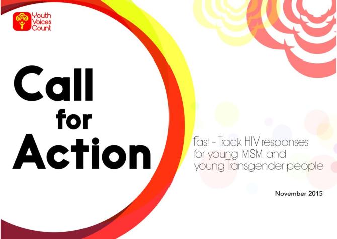 Call for Action: Fast-Track HIV Responses for Young MSM and Young Transgender People