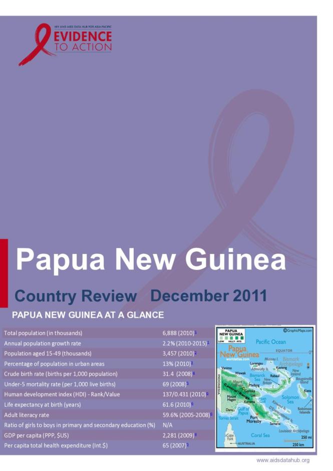 Papua New Guinea Country Review 2011