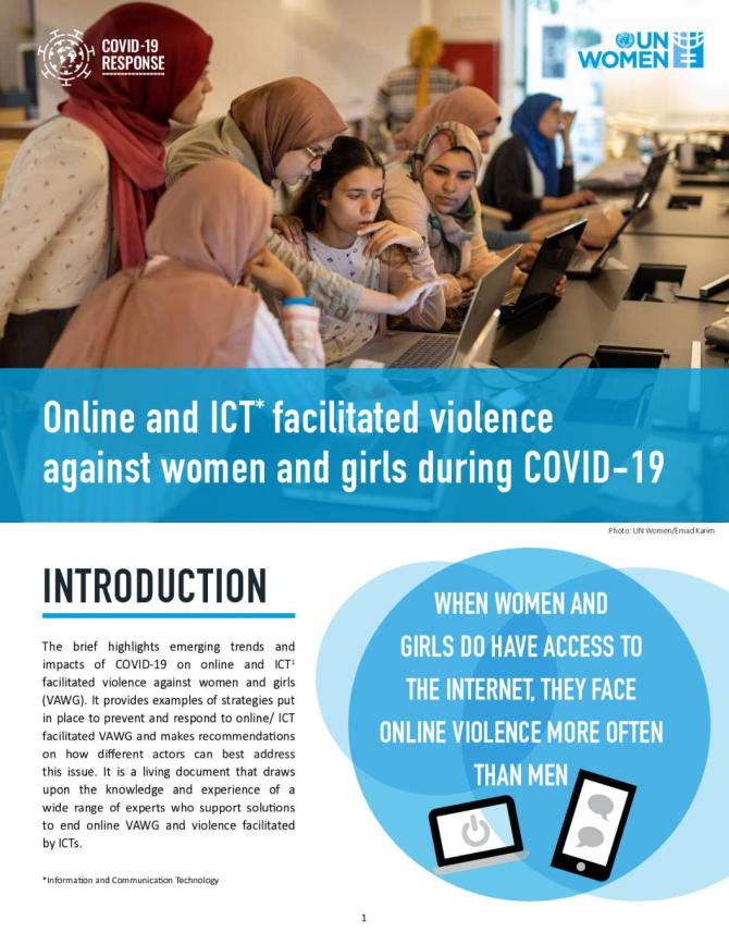 Online and ICT-facilitated Violence against Women and Girls during COVID-19