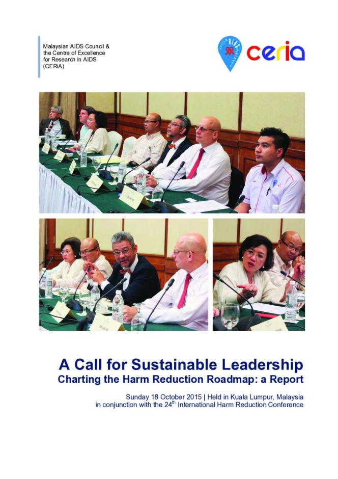 A Call for Sustainable Leadership: Charting the Harm Reduction Roadmap